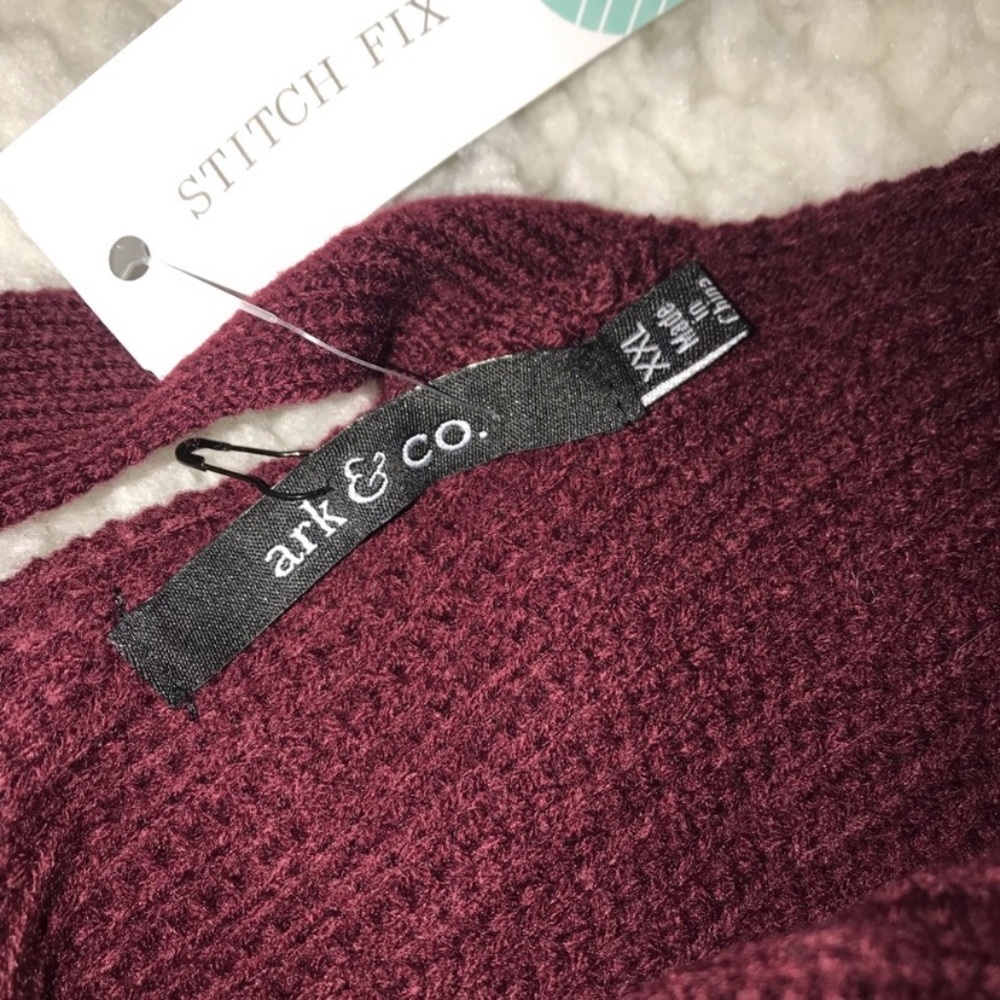 Ark & Co Adilla Crossback Pullover Sweater XXL